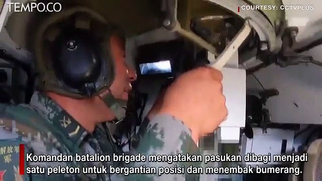 Tentara Cina Unjuk Kemampuan Pamungkas Kendaraan Serbu Lapis Baja Tipe Baru