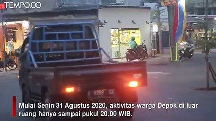 下载视频: Depok Berlakukan Jam Malam, setelah Pukul 18.00, Toko-toko Masih Buka