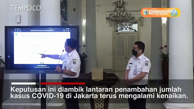 Anies Baswedan Tarik Rem Darurat, Jakarta PSBB Lagi