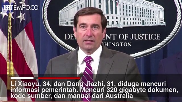 AS Tuduh Dua Warga Cina Atas Peretasan Data Vaksin Virus Corona