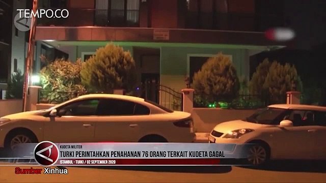 Turki Perintahkan Penahanan 76 Orang terkait Dugaan Kudeta yang Gagal