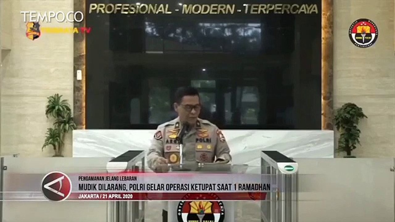Mudik Dilarang, Polri Akan Gelar Operasi Ketupat saat 1 Ramadan
