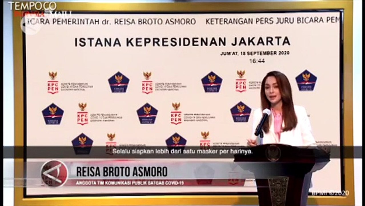Dr. Reisa: Jangan Asal, Pakai Masker yang Baik dan Benar