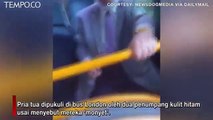 Dituduh Sebut Penumpang Kulit Hitam Monyet, Pensiunan di London Dipukuli di Bus