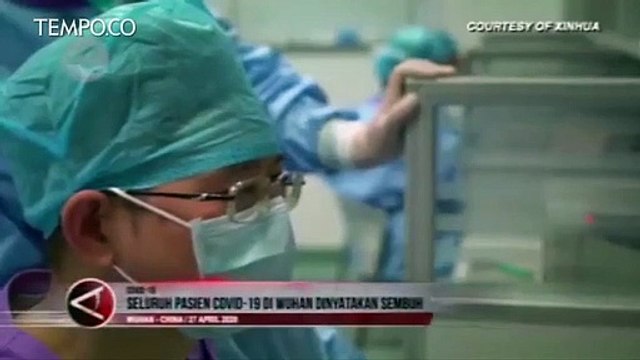 Seluruh Pasien COVID-19 di Wuhan Dinyatakan Sembuh