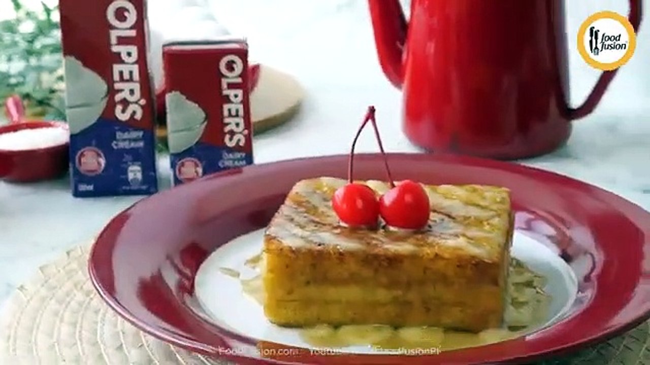 Soft_French_Toast_&_Vanilla_Cream_Sauce_Recipe_With_Sarwat_Gillani