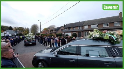 Funérailles de Thomas Monjoie à Waremme