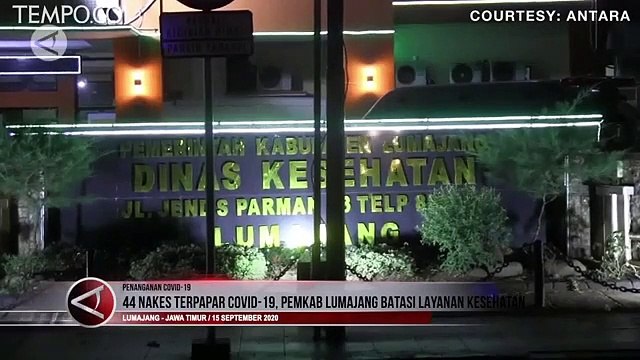 44 Tenaga Kesehatan Terpapar Covid-19, Pemkab Lumajang Batasi Layanan 3 Rumah Sakit