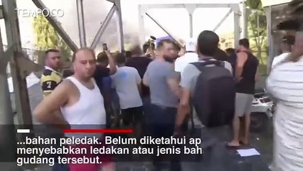 Ini Kondisi Pelabuhan Beirut Usai Ledakan Besar