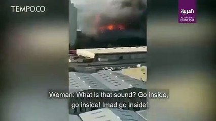 Detik-detik Ledakan di Pelabuhan Beirut dari Dekat