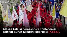 Demo UU Cipta Kerja Berlanjut Hari ini, Massa Buruh Datangi Istana