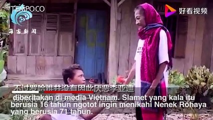 Pernah Viral, Ini Kisah Pemuda 16 Tahun yang Nikahi Wanita 71 Tahun