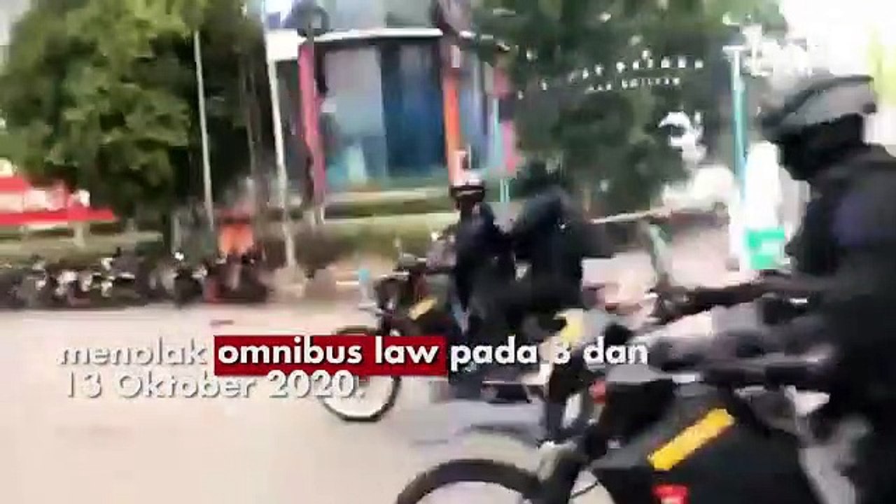 Bagaimana Pelajar Bergerak Saat Demo Omnibus Law Yang Berakhir Ricuh di Jakarta