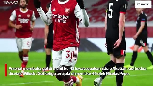 Arsenal vs Dundalk: Poin Sempurna The Gunners 3-0