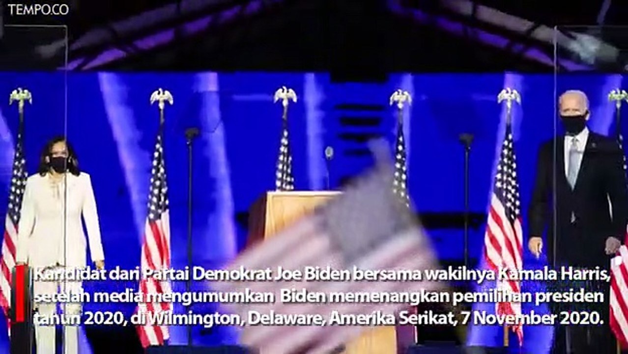 Amerika Sambut Kemenangan Joe Biden dan Kamala Harris