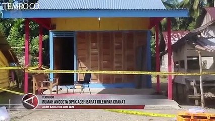 Rumah Anggota DPRK Aceh Barat Dilempar Granat