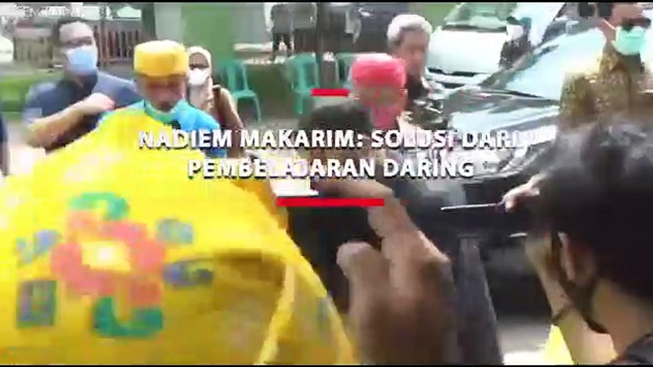 Nadiem Makarim Berikan Solusi Soal Pembelajaran Daring Selama Pandemi