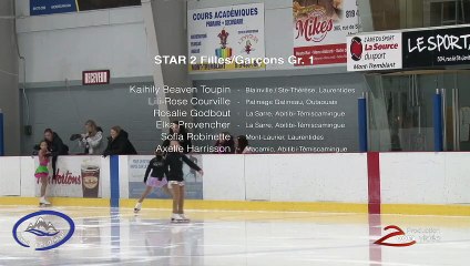 TREMBLANT2022 - Star 2 Filles/Garçons (Gr.1)