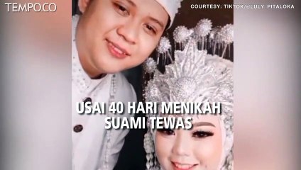 Video Viral, 40 Hari Menikah, Wanita Ini Ditinggal Suami yang Tewas Kecelakaan