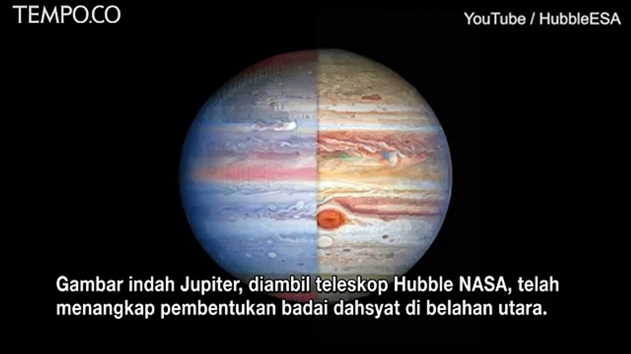 Penampakan Badai Raksasa di Planet Jupiter, Saingi Bintik Merah Besar yang Legendaris