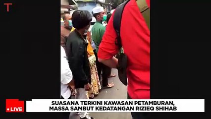 Rizieq Shihab Tiba di Petamburan | Tempodotco Live