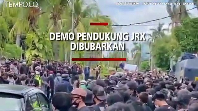Baru Berlangsung 30 Menit, Demo Massa Pendukung Jerinx Dibubarkan
