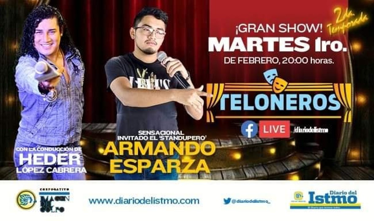 Programa #Teloneros  Invitado: Armando Esparza "Standupero"