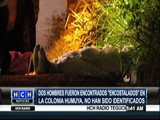 Encostalados hallan a dos jóvenes en colonia Humuya