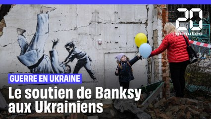 Banksy revendique plusieurs œuvres peintes en Ukraine