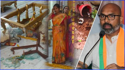 TRS కార్యకర్తల దాడితో భయాందోళనలో తల్లి.. నిజామాబాద్ లో అరవింద్ ..!! *Telangana