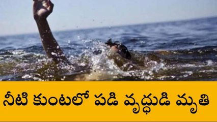 నర్సంపేట: నీటికుంటలో పడి వృద్ధుడి మృతి
