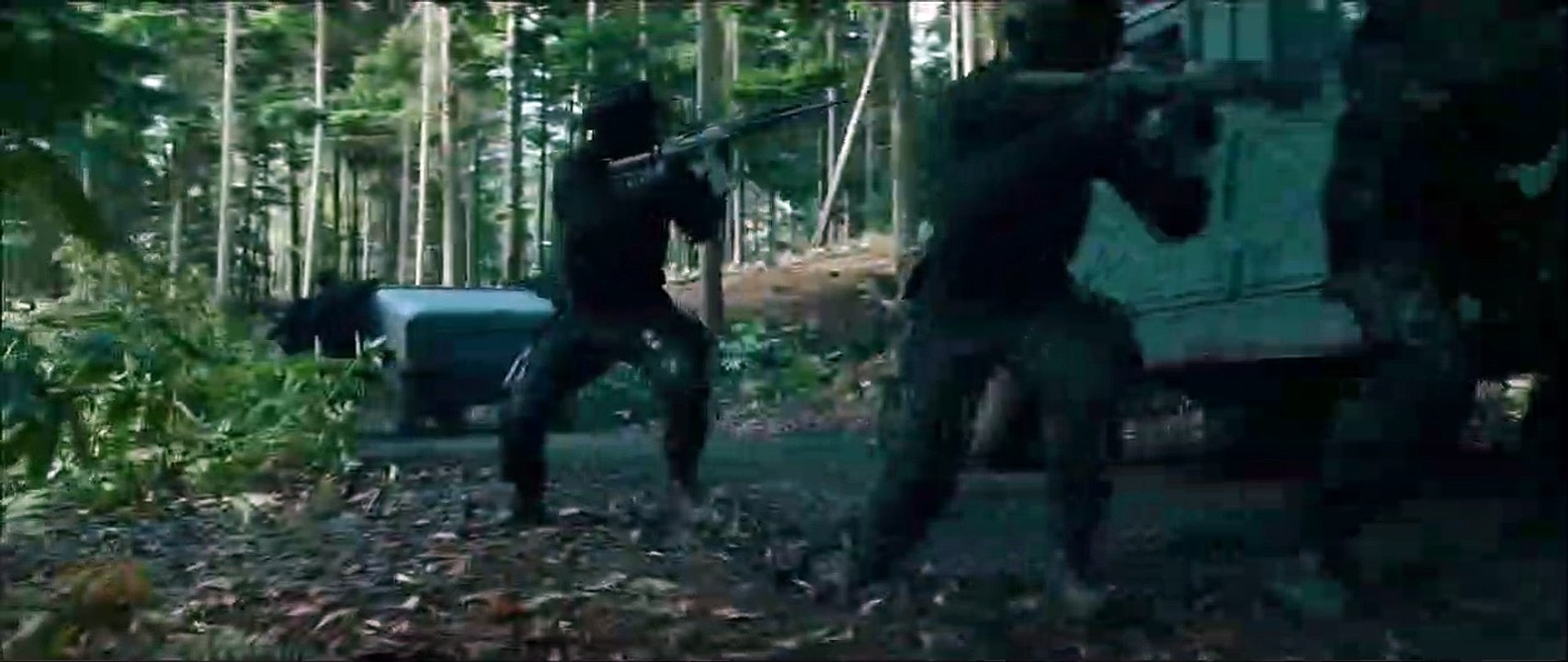 Action movie scene clip