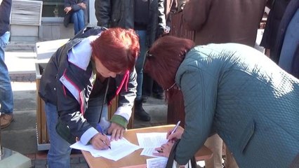 Edirne'de Vatandaşlar Millet Bahçesine Karşı İmza Kampanyası Başlattı