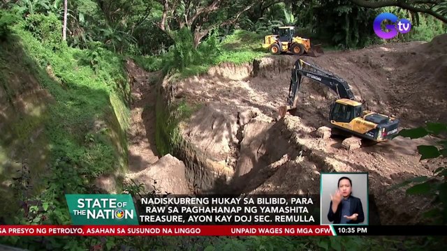 Nadiskubreng hukay sa Bilibid, para raw sa paghahanap ng Yamashita Treasure, ayon kay DOJ Sec. Remulla | SONA