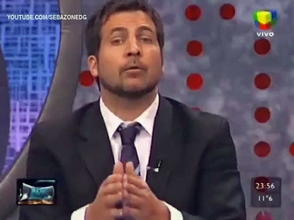 Alejandro Fantino enojado