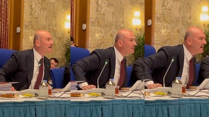 İçişleri Bakanı Soylu'dan HDP'li Rıdvan Turan'a: "Elini kaldırma terörist bozuntusu terbiyesiz, hepiniz teröristsiniz"