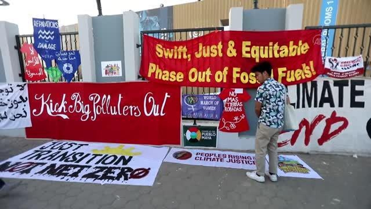 ŞARM EL ŞEYH - Mısır'da iklim ve çevre aktivistleri gösteri düzenledi