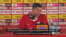 Lewandowski shuts down journalist over Messi comments