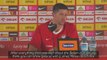Lewandowski shuts down journalist over Messi comments