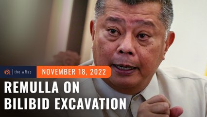 Remulla: Excavation in Bilibid has no legal basis