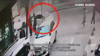 İstiklal bombacısının Esenler'den Küçükçekmece'ye götürüldüğü görüntüler ortaya çıktı