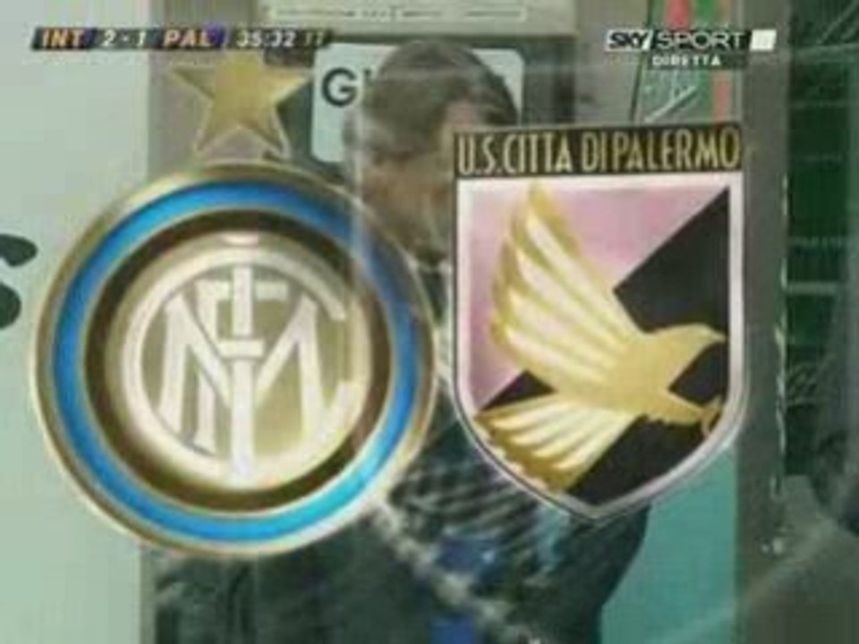 Inter - Palermo, 2 : 1, Jimenez