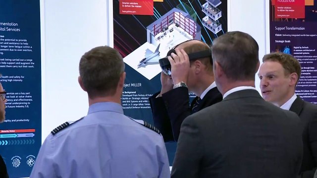 Adorable hugs and selfies for Prince William during RAF Coningsby visit