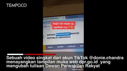 Polri Akan Usut Pelaku Peretasan Situs DPR RI