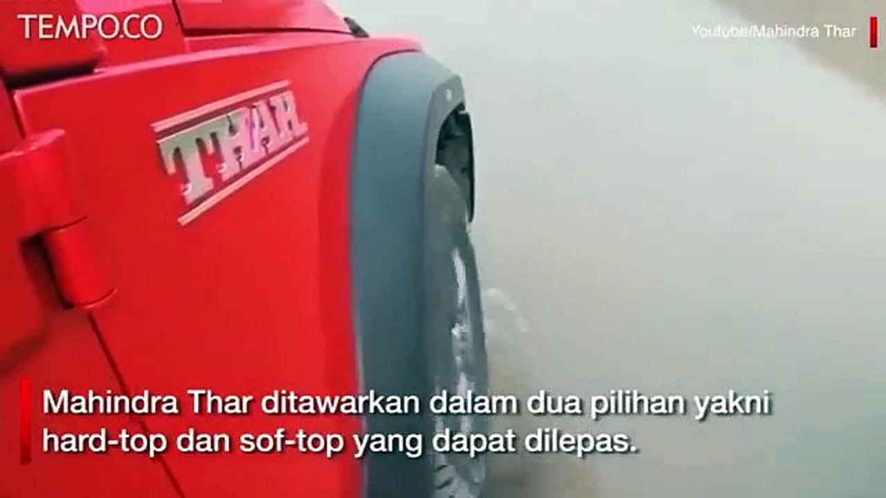 Pesaing Jeep Wrangler, Mahindra Thar Terbaru Dipesan 9.000 Unit