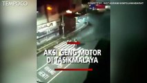 Video Viral, Aksi Geng Motor Menyerang Warnet di Taksimalaya, Warga Mengaku Resah