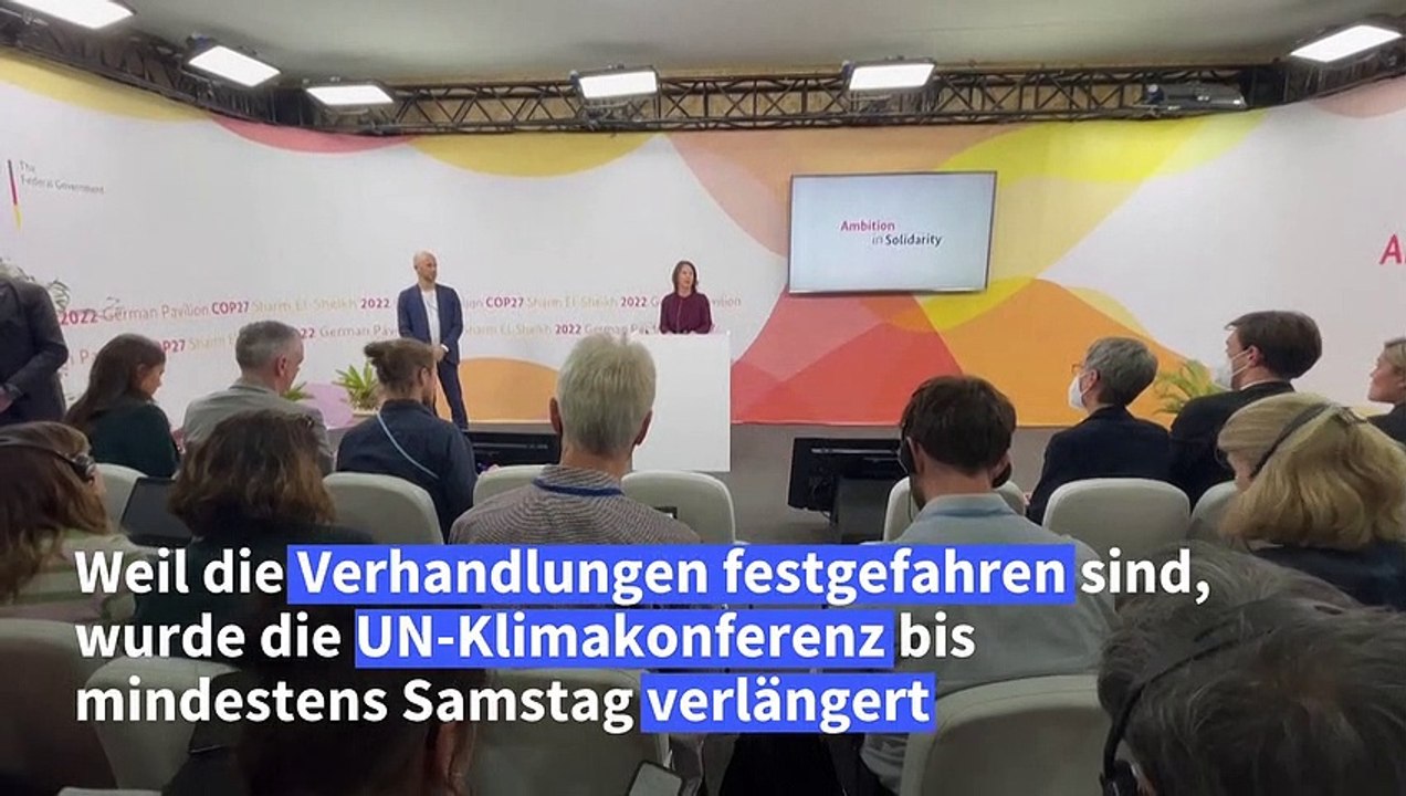 Baerbock: Scharm el-Scheich 'darf keine verlorene Konferenz sein'