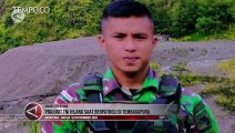 Seorang Prajurit TNI Gilang Saat Berpatroli di Tembagapura