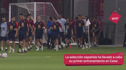 下载视频: MUNDIAL QATAR 2022 | ESPAÑA | PRIMER entrenamiento de la selección SIN ASENSIO por precaución | AS