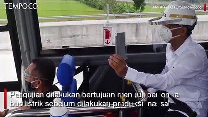 Prototipe Bus Listrik INKA Jalani Pengujian di Jalan Raya